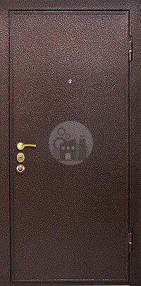 Антивандальная дверь с глазком для дачи, внутри МДФ-ДВ-865