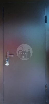 Антивандальная дверь с терморазрывом без глазка, с внутренней отделкой из МДФ-ДВ-1194